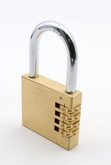 Hilka 60mm Brass Combination Padlock 70760060