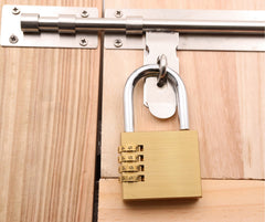 Hilka 60mm Brass Combination Padlock 70760060