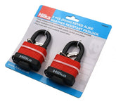 Hilka 50mm 2 pce Weather Resistant Padlock 70828050