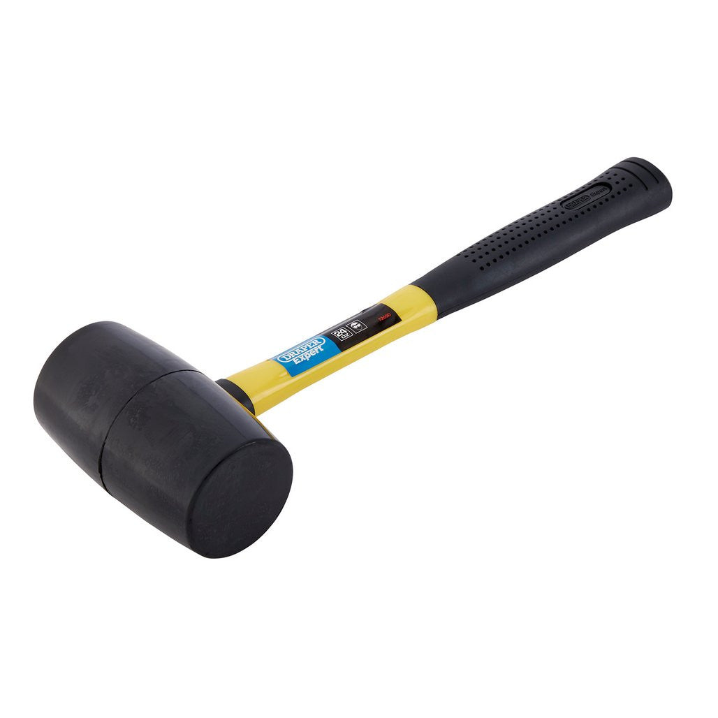 Draper Expert Rubber Mallet with Fibreglass Shaft, 680g/24oz 72020