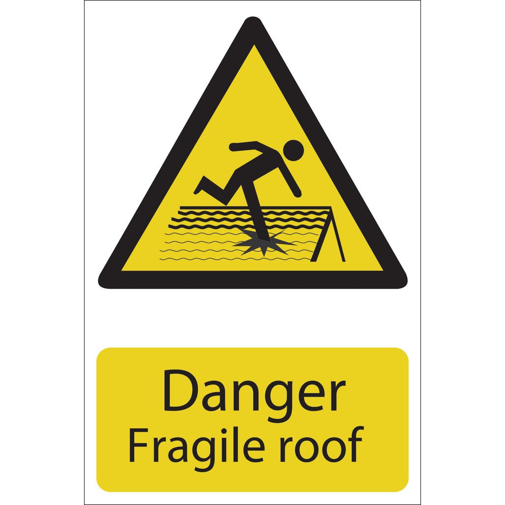Draper Danger Fragile Roof 72395