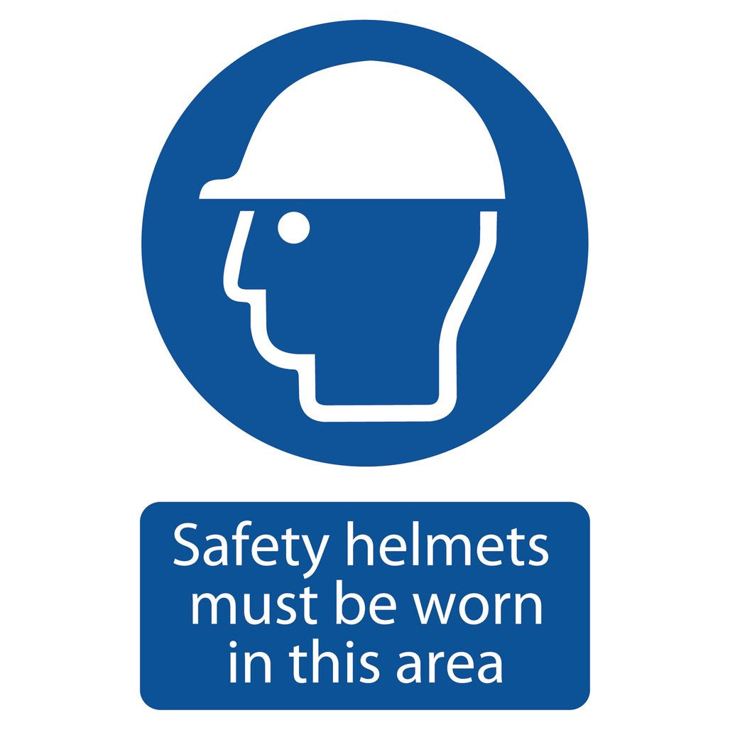 Draper Safety Helmet Must Be Worn 72869