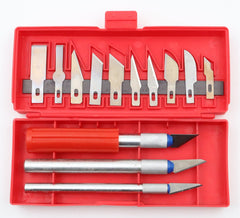 Hilka 17 pce Hobby Knife & Blade Set 73200017