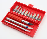 Hilka 17 pce Hobby Knife & Blade Set 73200017