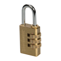 Silverline Combination Padlock Brass 744867