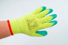 Hilka Medium 9" Green Latex Coated Work Gloves 75504509