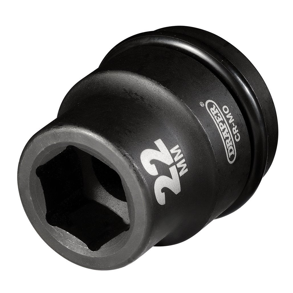 Draper Hi-TORQ® Impact Socket, 3/4" Sq. Dr., 22mm 75968