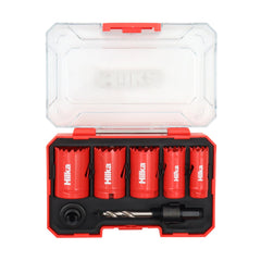 Hilka 7 pce Bi-Metal Holesaw Set 76600007