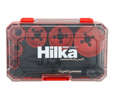 Hilka 9 pce Bi-Metal Electricians Holesaw Set 76600009
