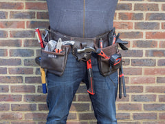 Hilka HD Leather Double Tool Belt Oil Tanned 77705002
