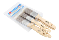 Hilka 5 pce Wooden Synthetic Bristle Paint Brushes 78710505