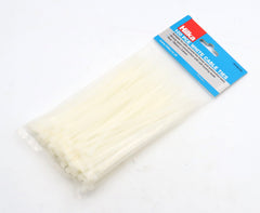 Hilka 100 3.6mm x 150mm Cable Ties White 79100150