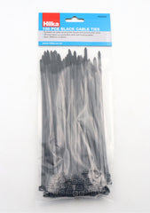 Hilka 100 4.8mm x 200mm Cable Ties Black 79250200