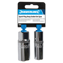 Silverline Spark Plug Deep Socket Set 2pce 793760