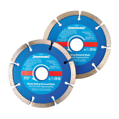 Silverline Mortar Raking Diamond Blade 2pk 807350