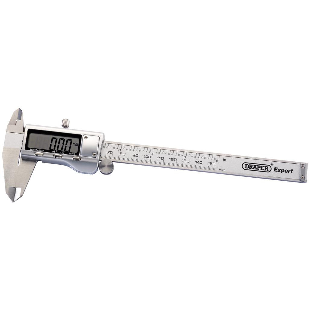 Draper Expert Dual Reading Digital Vernier Caliper, 0-150mm 80859