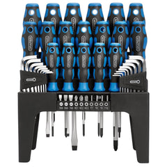 Draper Soft Grip Screwdriver, Hex. Key and Bit Set (44 Piece) 81294
