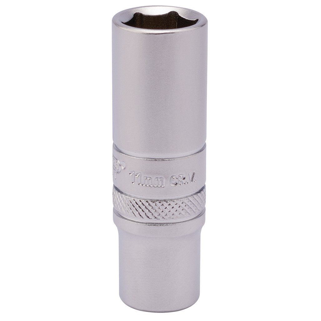 Draper Expert 6 Point Deep Socket, 1/4" Sq. Dr., 11mm 82140