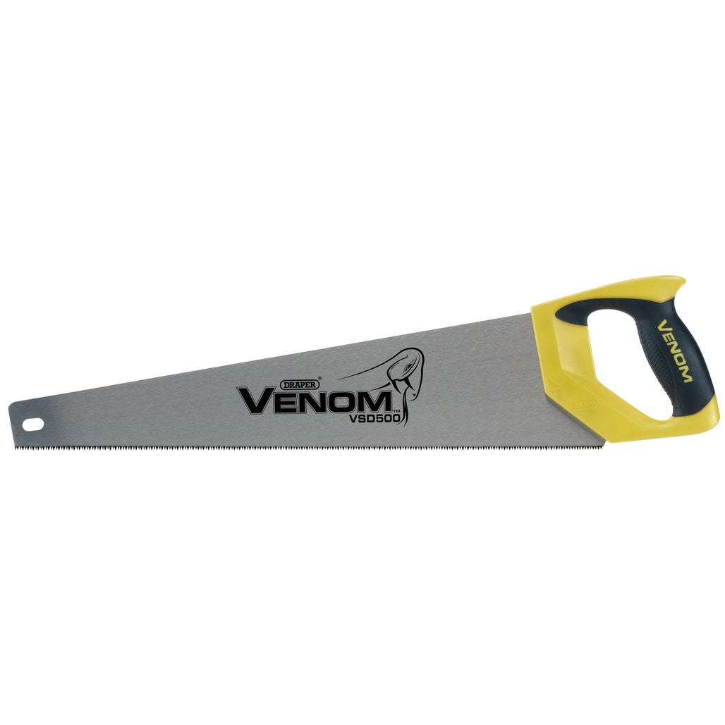 Draper Venom® Second Fix Double Ground Handsaw, 500mm, 11tpi/12ppi 82195