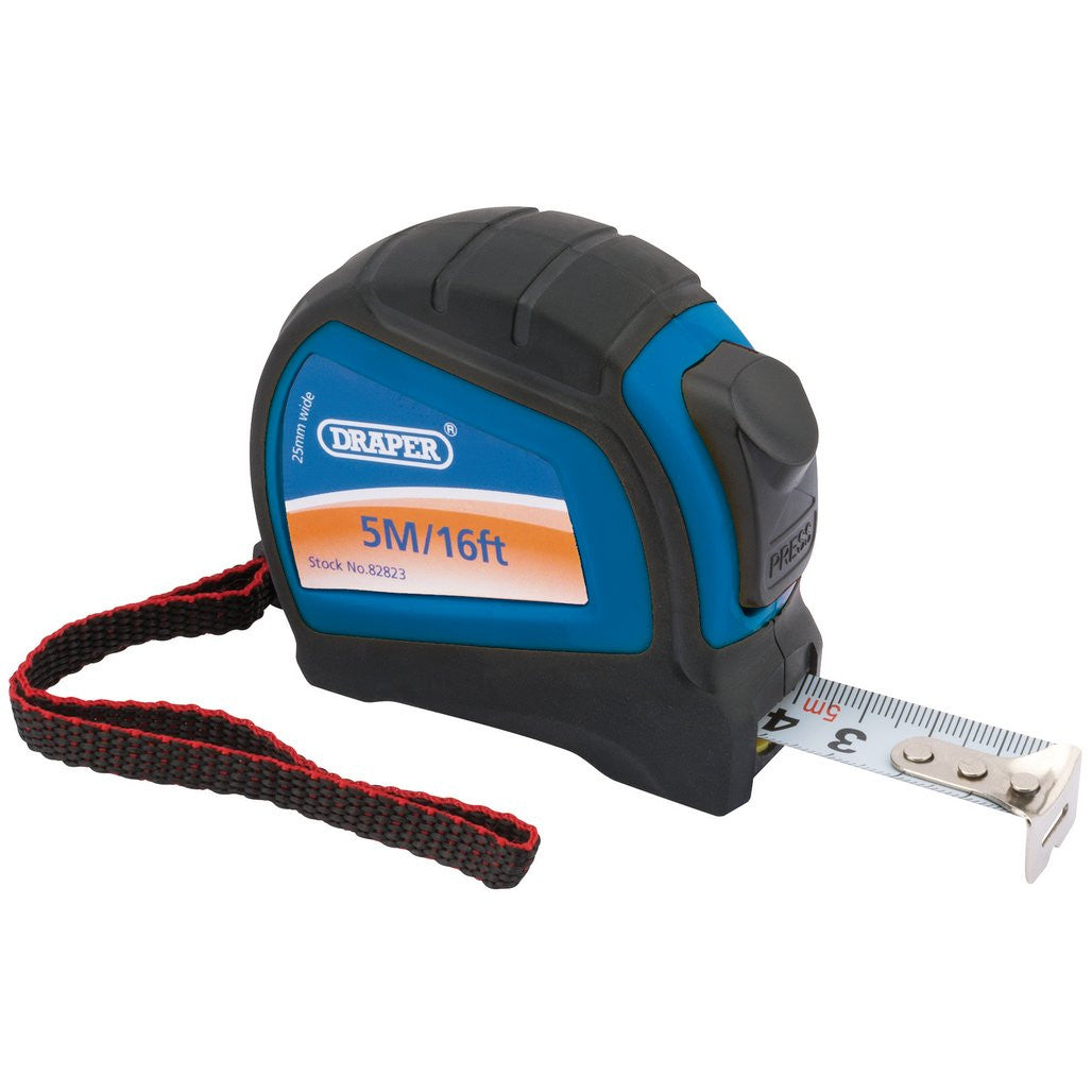 Draper Measuring Tape, 5m/16ft x 25mm 82823