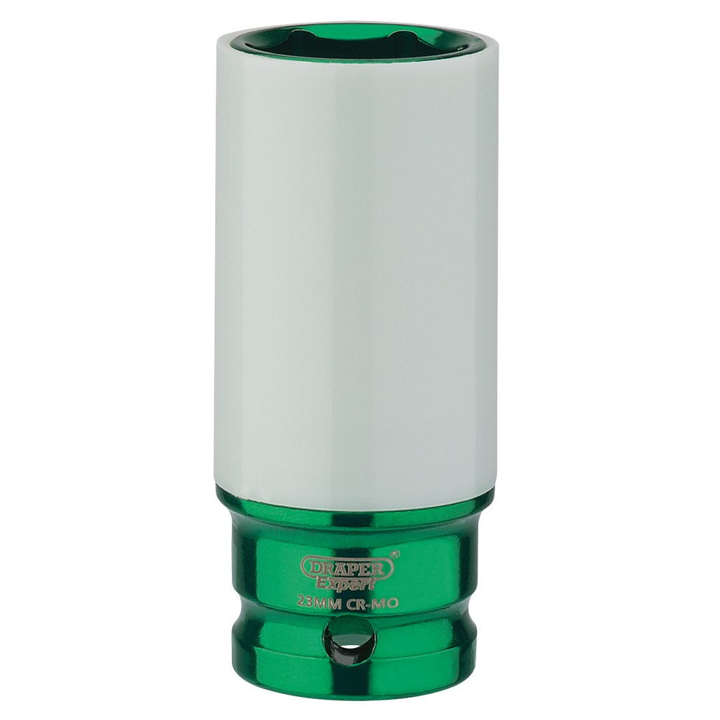 Draper Expert HI-TORQ® Wheel Nut Socket for Alloy Wheels, 1/2" Sq. Dr. (23mm) 83033