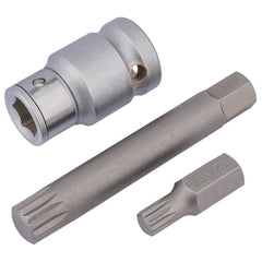 Draper Expert Spline Bit Set, 1/2" Sq. Dr. (3 Piece) 83566
