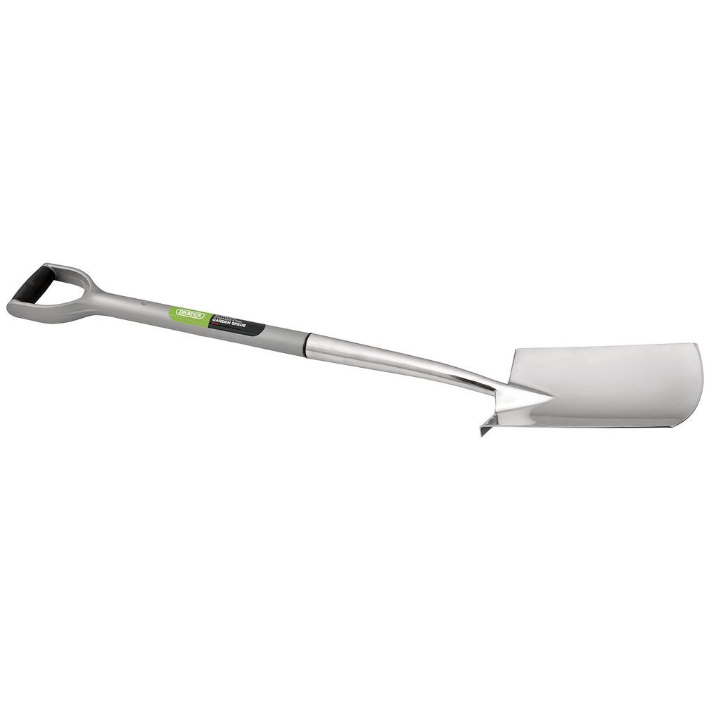 Draper Extra Long Stainless Steel Garden Spade with Soft Grip 83754