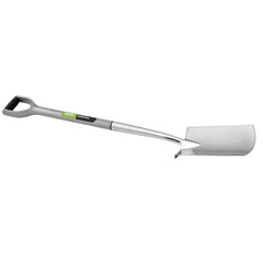 Draper Extra Long Stainless Steel Garden Spade with Soft Grip 83754