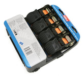 Hilka 4 pce 25mm x 4.5m Ratchet Tie Downs 84135025
