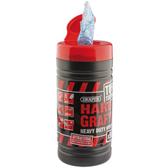 Draper Hard Graft Tuff Texture Heavy Duty Wipes (Tub of 90) 84712