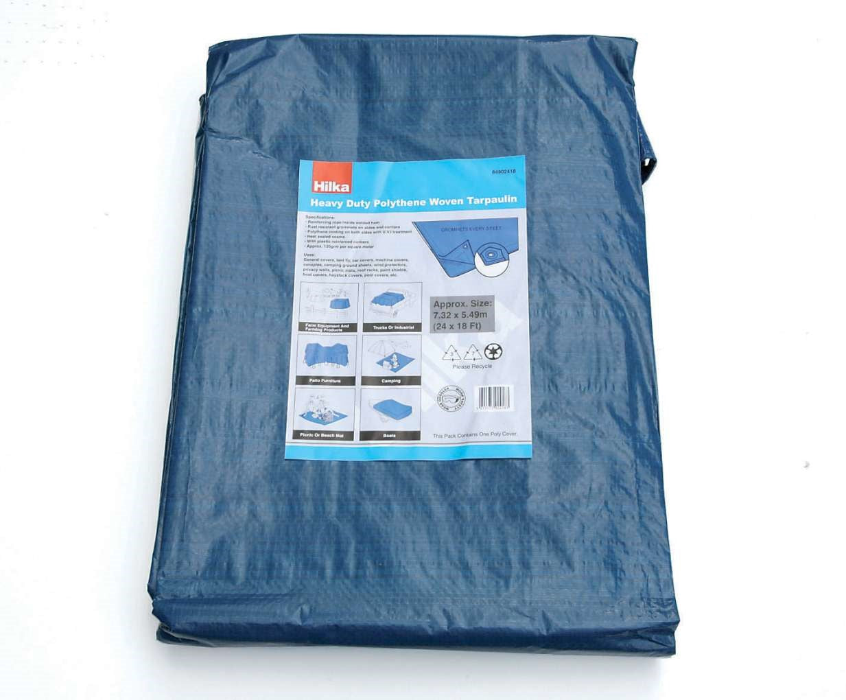 Hilka 24ft x 18ft (7.2 x 5.4m) Tarpaulin 84902418