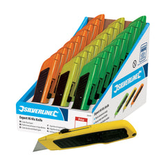 Silverline Expert Hi-Vis Knife Display Box 24pce 868499