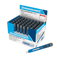 Silverline 9mm Snap-Off Knife Display Box 48pce 868579
