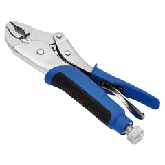 Draper Soft Grip Curved Jaw Self Grip Pliers, 220mm 89124