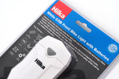 Hilka White COB Front Bike Light with Batteries 89508501