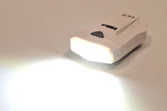 Hilka White COB Front Bike Light with Batteries 89508501