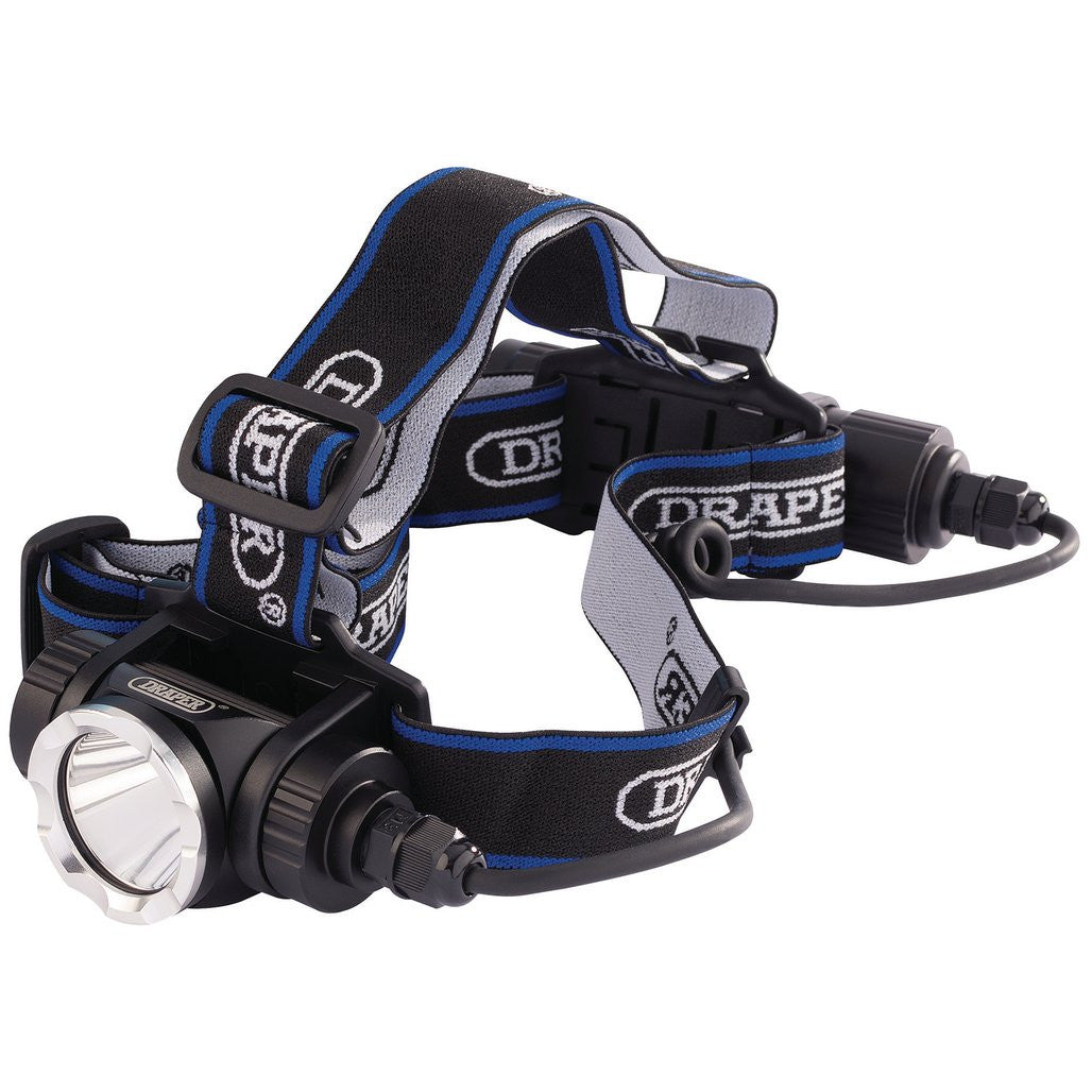 Draper Rechargeable LED Head Torch, 10W 90064