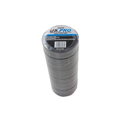 US PRO Black 19mm x 20m PVC Insulation Tape - Pack of 10 Rolls 9030