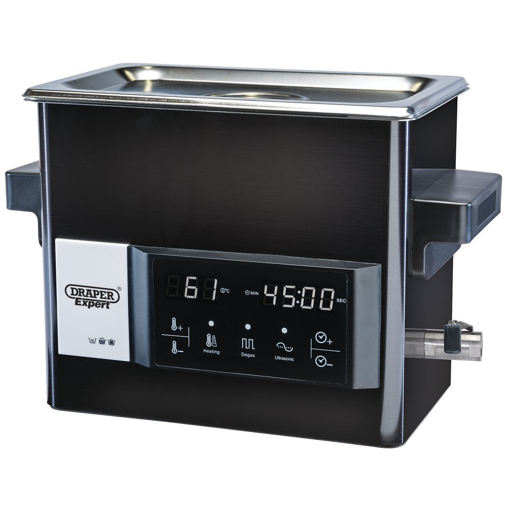 Draper Expert Ultrasonic Cleaning Tank, 27L 92639