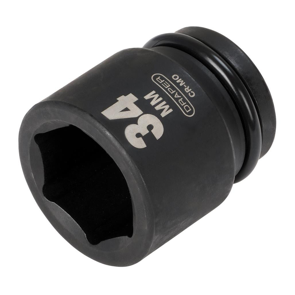 Draper HI-TORQ® 6 Point Impact Socket, 3/4" Sq. Dr., 34mm 93267