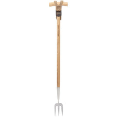 Draper Heritage Stainless Steel Fork With Ash Long Handle 99031