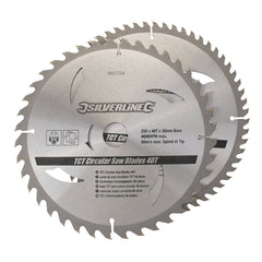 Silverline TCT Circular Saw Blades 40, 60T 2pk 991704