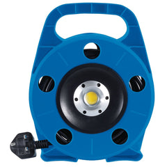Draper 230V 2-Way Cable Reel with LED Work Light, 10m 99294
