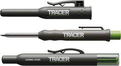 Tracer Deep Hole Construction Pencil Marker & Six Replacement Leads with Site Holsters AMK1