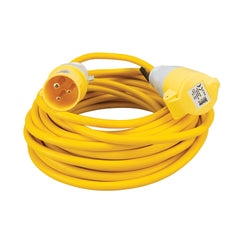 Defender Extension Lead Yellow 2.5mm2 16A 14m E85121