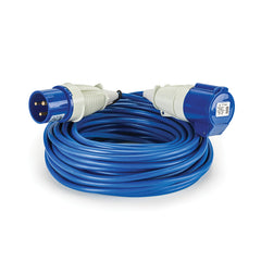 Defender Arctic Extension Lead Blue 2.5mm2 32A 25m E85249.5