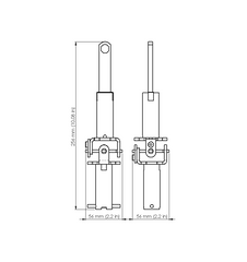Nordisk WG-14 Installation Pole Adaptor with Joint RAT90854