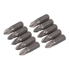 Silverline Pozidriv Cr-V Screwdriver Bits 10pk SB207