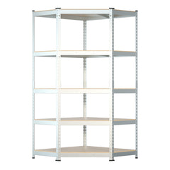 Hilka 175kg 5 Tier Corner Boltless Shelving SHGC8175