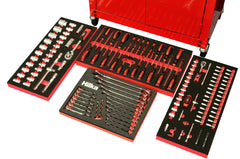 Hilka 152 pce EVA Kit in 8 Drawer Chest & Trolley TKE152